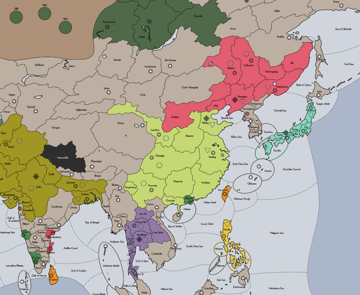 Ming starting position in the game